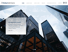 Tablet Screenshot of globaladvisors.net